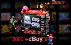 SNES Classic 8000+ Games Super Nintendo Classic Quick Reset & Turbo Mod+Cont