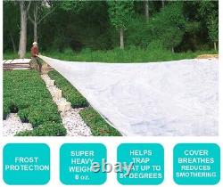 SUPER Heavy Frost Protection Blanket 6 oz 15 ft Wide Choose Your Length