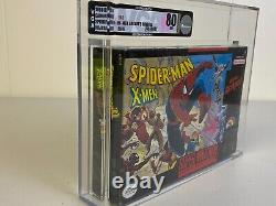 Spider-Man and X-Men Arcade's Revenge Super Nintendo SNES VGA Graded 80 Sealed