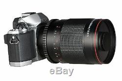 Spiegeltele Teleobjektiv Supertele 500mm F8,0 Dörr Danubia T2 für Canon EOS