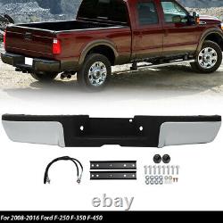 Steel Rear Step Bumper Fit For 2008-2016 Ford F-250 F-350 F-450 Super Duty