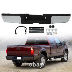 Steel Rear Step Bumper Fit For 2008-2016 Ford F-250 F-350 F-450 Super Duty