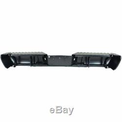 Step Bumper For 2008-2012 Ford F-250 Super Duty With Black Face Pad Rear