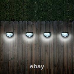 Super Bright Solar Powered LED Door Fence Wall Lights Outdoor Garden Lighting UK