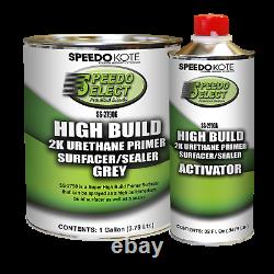 Super Fill High Build 2K Urethane Primer Gray Gallon Kit, SS-2790G/SS-2790A