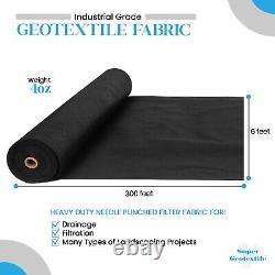 Super Geotextile Non Woven Landscape Fabric Industrial / Commercial Grade 4 oz