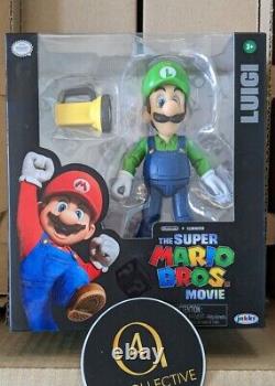Super Mario Bros Movie 2023 5 Figures Complete Set Bundle New In Hand Ships NOW