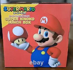 Super Mario Brothers Mushroom Kinoko Lunch Box (bento) Brand New