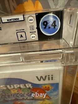 Super Mario Galaxy 2 (Nintendo Wii, 2010) BRAND NEW SEALED WATA 9.4 A Seal OG