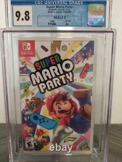 Super Mario Party New Sealed Graded CGC 9.8 A+ Nintendo Switch