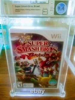 Super Smash Bros Brawl WATA Graded 9.4 A++ (Nintendo Wii, 2008)