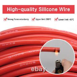 Super Soft Silicone Cable 1meter20meters 416AWG Solar Battery Inverter Wire