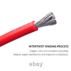 Super Soft Silicone Cable 1meter20meters 416AWG Solar Battery Inverter Wire
