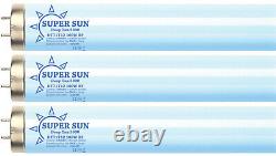 Super Sun Deep Tan 5000 F71 T12 100W Bi-pin Tanning Lamps Bronzing Bulbs