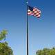 Super Tough Commercial Grade Sectional 20ft. Flagpole Black Anodized
