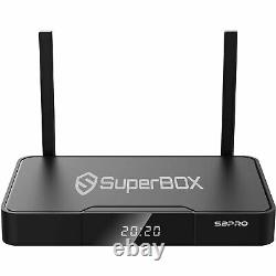 Superbox S2 Pro Media Player, 6K Android 9.0 TV Dual-Band Wi-Fi 2.4G/5G 2021
