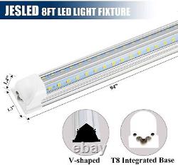 T8 2FT 4FT 8FT LED Shop Light Fixture 120W LED Tube Light Bulb 6500K Shop Light