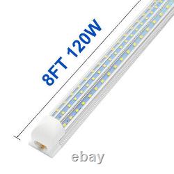 T8 LED Tube Light Bulb 4FT 60W 8FT 120W 5000K6500K 8 FT LED Shop Light Fixtures