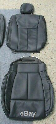 Takeoff 2015 2019 Oem Ford F150 Super Crew Black Leather Seat Upholstery