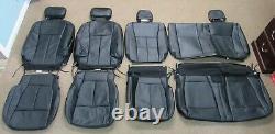Takeoff 2015 2020 Oem Ford F150 Super Crew Black Leather Seat Upholstery