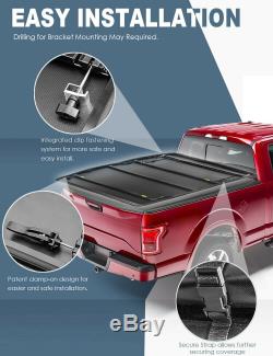 Tonneau Cover 5.5FT Truck Bed For 2015-2020 Ford F-150 SUPER CREW XLT XL Limited