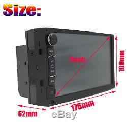 Touchscreen Car Stereo Radio Double 2DIN for GPS Wifi USB Player with Park Camera
