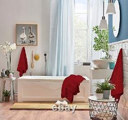 Towel Set 600 GSM 8Pc 2 Bath Towels 2 Hand Towels 4 Washcloths Utopia Towels