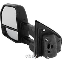 Towing Mirror For 2017-2022 Ford F-250 LH Power Heated Textured with Signal Light