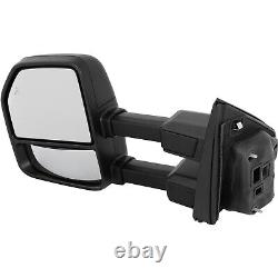 Towing Mirror For 2017-2022 Ford F-250 LH Power Heated Textured with Signal Light