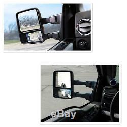 Turn Signals Power Heated For 99-07 Ford F250-F550 Super Duty Towing Mirrors