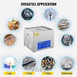 Ultrasonic Cleaner 10L Stainless Cleaning Equipment Industry Heated withTimer