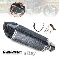 Universal Motorcycle Exhaust Muffler Pipe with DB Killer Slip On Exhaust 3851mm