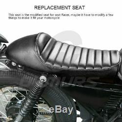 Universal Motorcycle Hump Saddle Cafe Racer Refit Vintage Seat Cushion