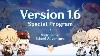 Version 1 6 Special Program Genshin Impact