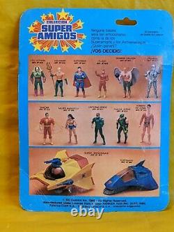 Vintage Super Powers Amigos CYBORG Kenner Pacipa 1989 READ