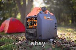 WEN 56235i Super Quiet 2350-Watt Portable Inverter Generator with Fuel Shut Off
