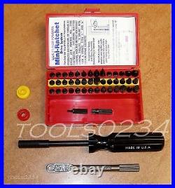 WFMC WF-4-52 52 Pc Super Deluxe Mini Ratchet Tool Set Hex Slot Phillips USA K47P