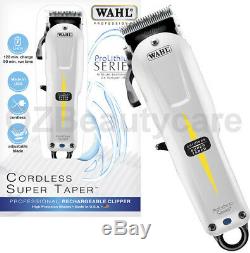 Wahl Cordless Super Taper Professional Hair Clipper White WA8591-012