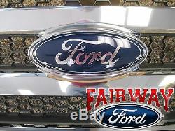 06 07 Ford Super Chrome Original Avec Grille Noire Fusil F250 F350 F450 F550 Oem