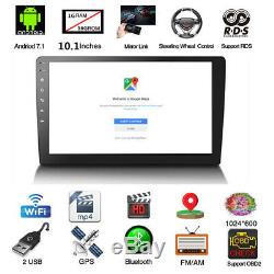 10.1 Android 7.1 Bluetooth Stéréo Radio 2din Voiture Mp5 Wifi Gps