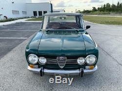 1972 Alfa Romeo Giulia Restauré! Video Rare Voir