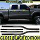 1999-2016 Ford F250 F350 F450 F550 Cabine D'équipage Gloss Black Fenêtre Sill Couvertures