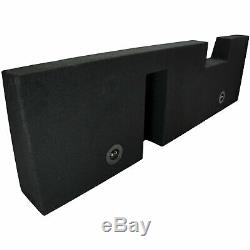 2001-2014 Ford F250 Super Crew Truck Double 12 Stereo Subwoofer Enclosure Sub Box