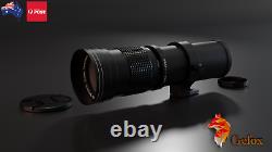 420-800mm F/8.3 16 Super Telephoto Zoom Camera Lens Pour Nikon Canon +t Mount