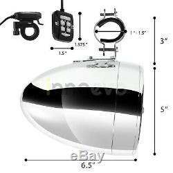 600w Bluetooth Haut-parleurs Stéréo Moto Étanche Amplificateur Audio Mp3 Système Harley