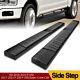 6 Pour 2015-2021 Ford F150 Super Crew Cab Running Board Side Step Nerf Bar Noir