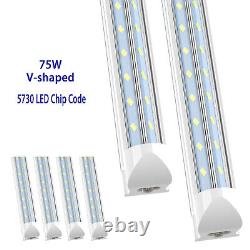 Ampoule de tube lumineux à LED 14W120W 2FT 6FT T8 4FT et luminaire LED de 8FT 6500K