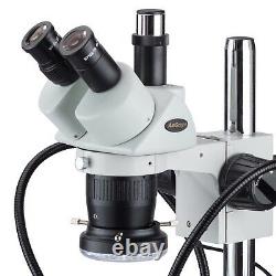 Amscope Sw24t 20x-40x Super Widefield Stereo Trinocular Microscope Head