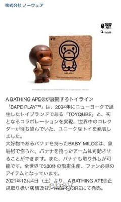 Ape Et La Marque New York Toyqube Super Rare Milo Production Limitée De 300 Japon
