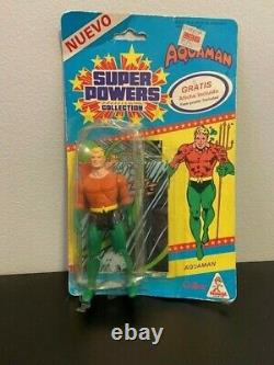 Aquaman Super Powers Gulliver Colombien Figure Moc 1987 Rare